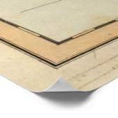 Vintage Curacao Map (1823) Poster (Hoek)