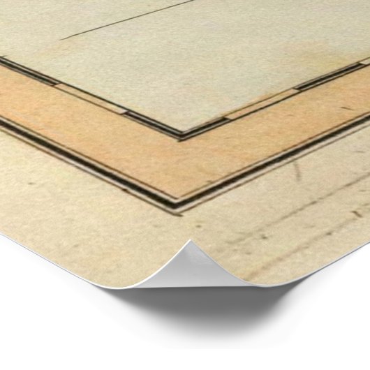 Vintage Curacao Map (1823) Poster (Hoek)