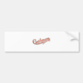 Vintage Cushman Design Bumpersticker (Voorkant)