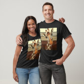 Vintage Cute Giraffe T-shirt (Unisex)