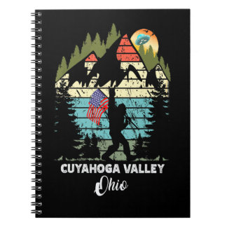 Vintage Cuyahoga Valley Wandelroute Retro 80s Notitieboek