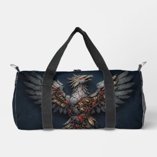 Vintage Cyber-Phoenix: Vergolden Mythische Vogel Plunjezak