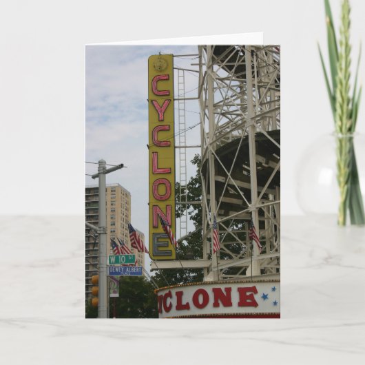 Vintage CYCLOON Notecard Kaart (Voorkant)