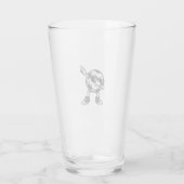 Vintage Dabbing Voetbal Shirt Design (2)_1 Glas (Achterkant)