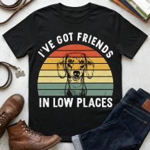 Vintage Dachshund Grappige Quote Retro Hond Liefhe