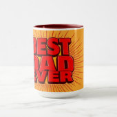 Vintage Dad Coffee Mug | Customizable Mok (Midden)