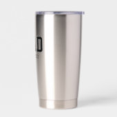 Vintage Dad Established Gift Geïsoleerde Drinkbeker (Links)