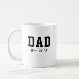 Vintage Dad Established Gift Koffiemok
