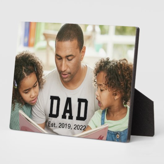 Vintage Dad Established Gift Photo Fotoplaat (Zijkant)