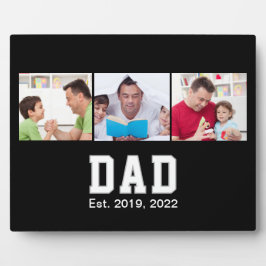 Vintage Dad Established Gift Text 3 Photo  Fotoplaat