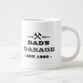 Vintage "Dad's Garage - Est. 1985" Grote Koffiekop (Rechts)