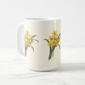 Vintage Daffodils Mok (Voorkant links)