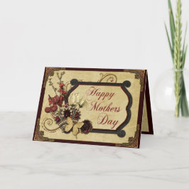Vintage Dag Mother´s Kaart
