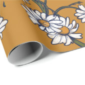 Vintage Daisies Cadeaupapier (Rol Hoek)