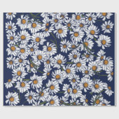 Vintage Daisies Daisy Garden Pattern Gardener Cadeaupapier (Vlak)