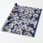 Vintage Daisies Daisy Garden Pattern Gardener Cadeaupapier (Uitgerold)