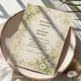 Vintage Daisy Botanisch Kaart