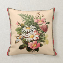 Vintage Daisy Bouquet Sierkussen