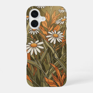 Vintage Daisy Tuin iPhone 16 Hoesje
