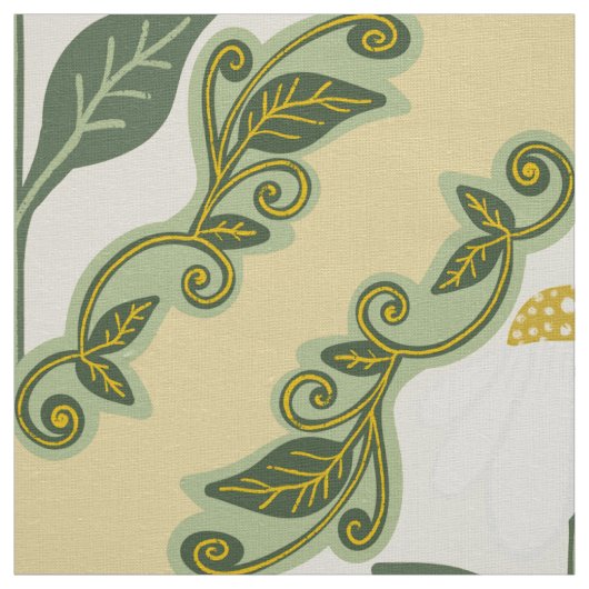 Vintage Daisy Vine Stof (Swatch)