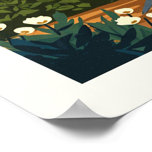 Vintage Daly City California Poster (Hoek)