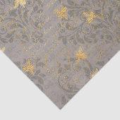 Vintage Damask Honeybee Tissuepapier (Detail)
