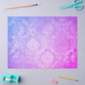 Vintage damask purple and pink distressed tissuepapier (Craft)