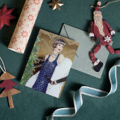 vintage dame deco retro feestdagen kaart