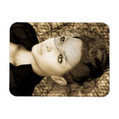 Vintage Dame Magneet (Horizontaal)