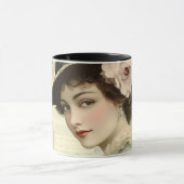 vintage dame mok (Midden)