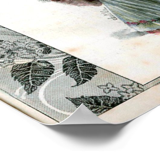 Vintage Dames Mode, Poster 1907 (Hoek)