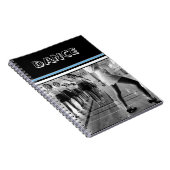 Vintage Dance Class One Onderwerp Foto Notitieboek (Rechterzijde)