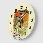 Vintage Dance Hall Carnaval Poster Art Grote Klok (Hoek)