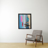 Vintage Dancer 21e verjaardag aangepaste kunsttafe Wandkleed (In situ)