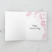 Vintage Dancing Couple Illustration Feestdagen Kaart (Binnen)