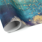 Vintage Dandelion Abstract Pattern (1) Cadeaupapier (Rol Hoek)