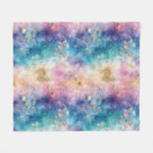 Vintage Dandelion Abstract Pattern (2) Fleece Deken (Voorkant (Horizontaal))