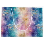 Vintage Dandelion Abstract Pattern (2) Groot Cadeauzakje (Achterkant)