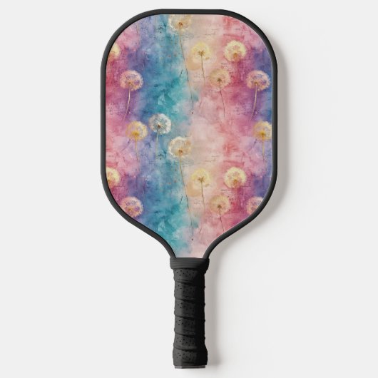Vintage Dandelion Abstract Pattern (3) Pickleball Paddle (Voorkant)