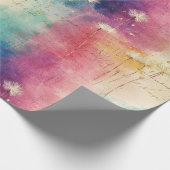 Vintage Dandelion Abstract Pattern (4) Cadeaupapier (Hoek)