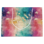 Vintage Dandelion Abstract Pattern (4) Groot Cadeauzakje (Voorkant)