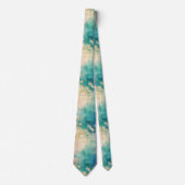 Vintage Dandelion Abstract Pattern (4) Stropdas (Voorkant)