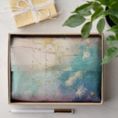 Vintage Dandelion Abstract Pattern (4) Tissuepapier (Geschenk)