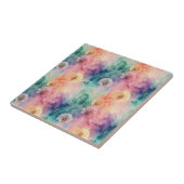 Vintage Dandelion Abstract Pattern (5) Tegeltje (Zijkant)