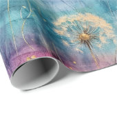 Vintage Dandelion Abstract Pattern (6) Cadeaupapier (Rol Hoek)