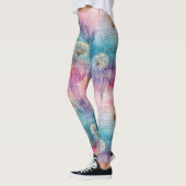 Vintage Dandelion Abstract Pattern (6) Leggings (Links)