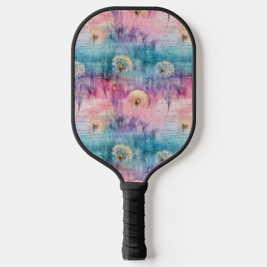 Vintage Dandelion Abstract Pattern (6) Pickleball Paddle (Voorkant)