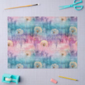 Vintage Dandelion Abstract Pattern (6) Tissuepapier (Craft)