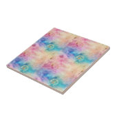 Vintage Dandelion Abstract Pattern (7) Tegeltje (Zijkant)