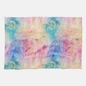 Vintage Dandelion Abstract Pattern (7) Theedoek (Horizontaal)